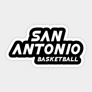 San Antonio Basketball Sticker